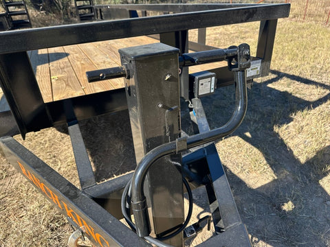 Ranch King 6'10"x20' Tandem Utility Trailer 14k STAND UP RAMPS - 2485 - J4 Trailer
