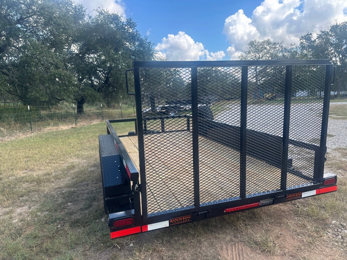 Ranch King 6'x12' Tandem Utility Trailer GATE - 2674 - J4 Trailer