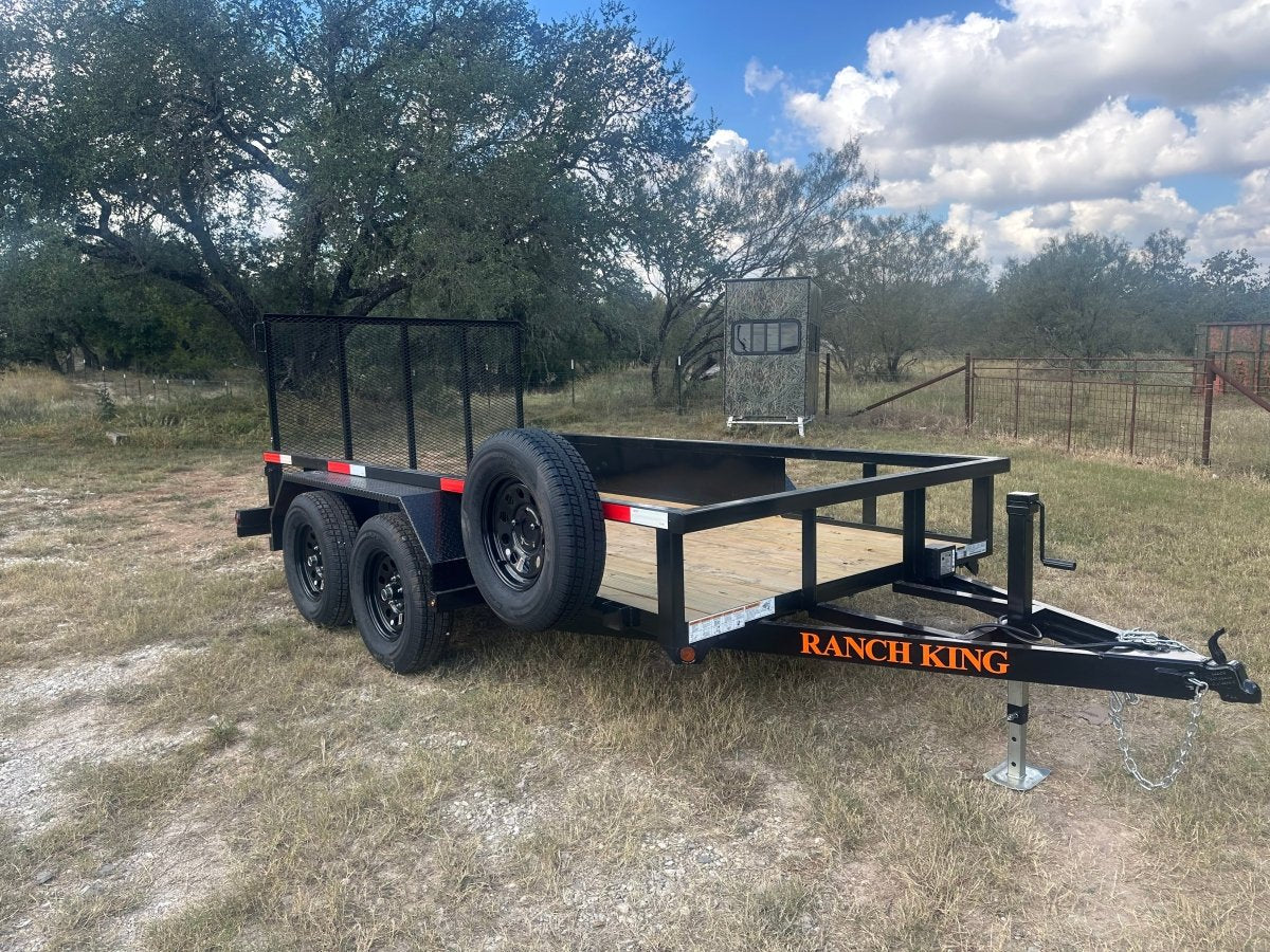 Ranch King 6'x12' Tandem Utility Trailer GATE - 2674 - J4 Trailer