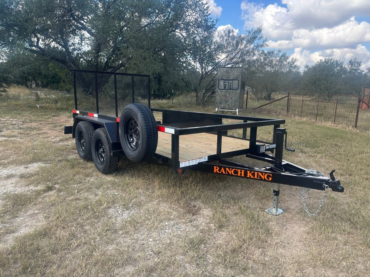 Ranch King 6'x12' Tandem Utility Trailer GATE - 2674 - J4 Trailer