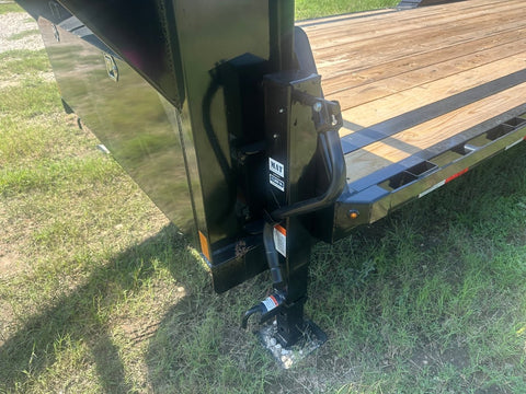 SALE - Delco 102"x24' Gooseneck Carhauler 14k - 1431 - J4 Trailer