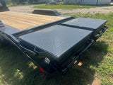 SALE - Delco 102"x24' Gooseneck Carhauler 14k - 1431 - J4 Trailer
