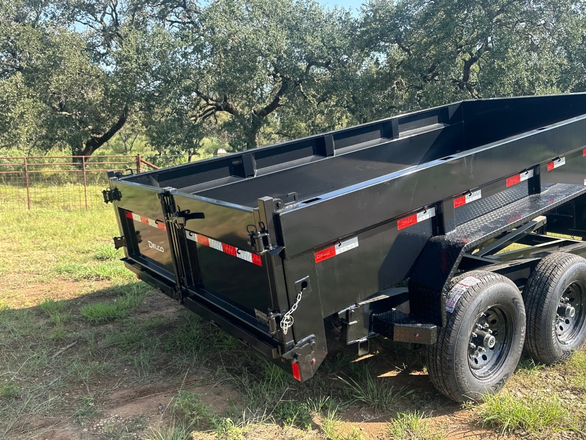 SALE - Delco 83"x14' Tandem Dump 14K - 9800 - J4 Trailer