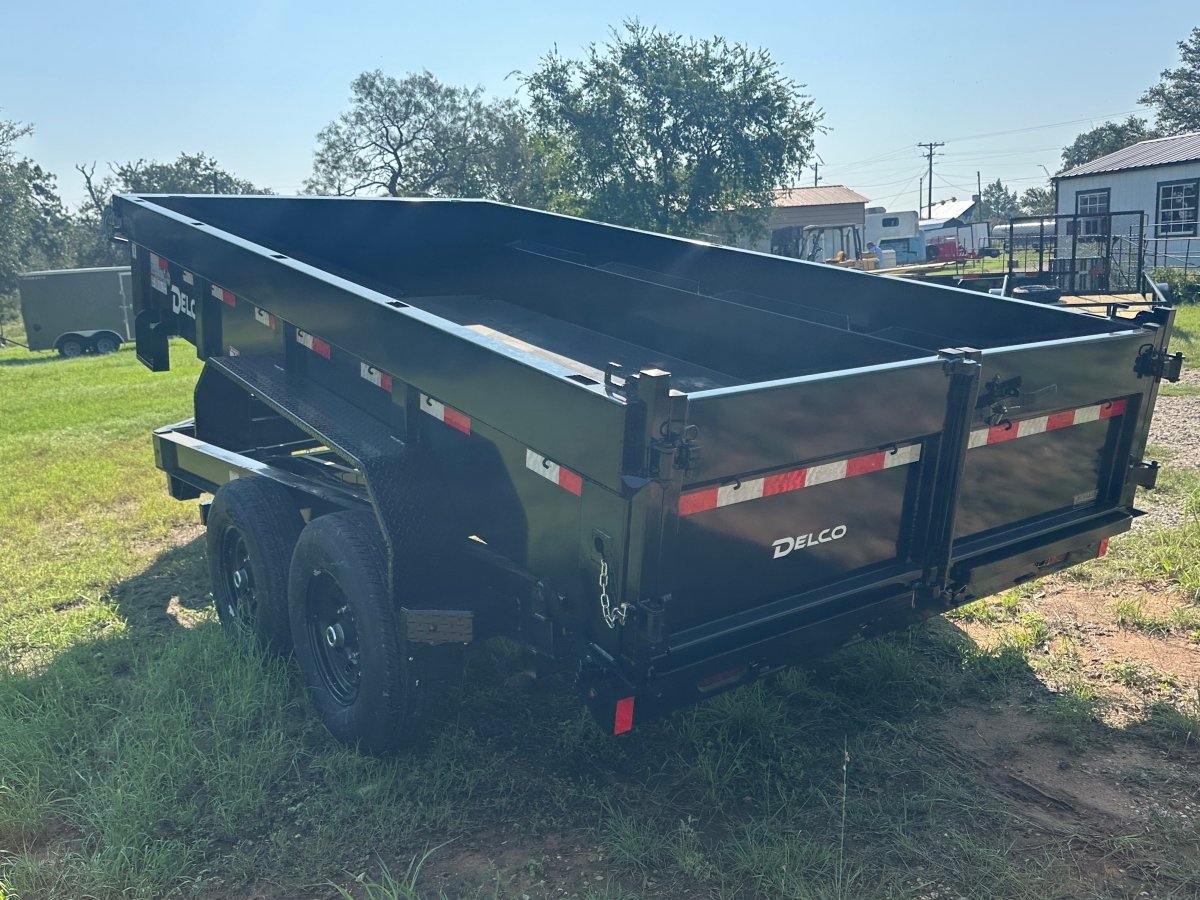 SALE - Delco 83"x14' Tandem Dump 14K - 9800 - J4 Trailer