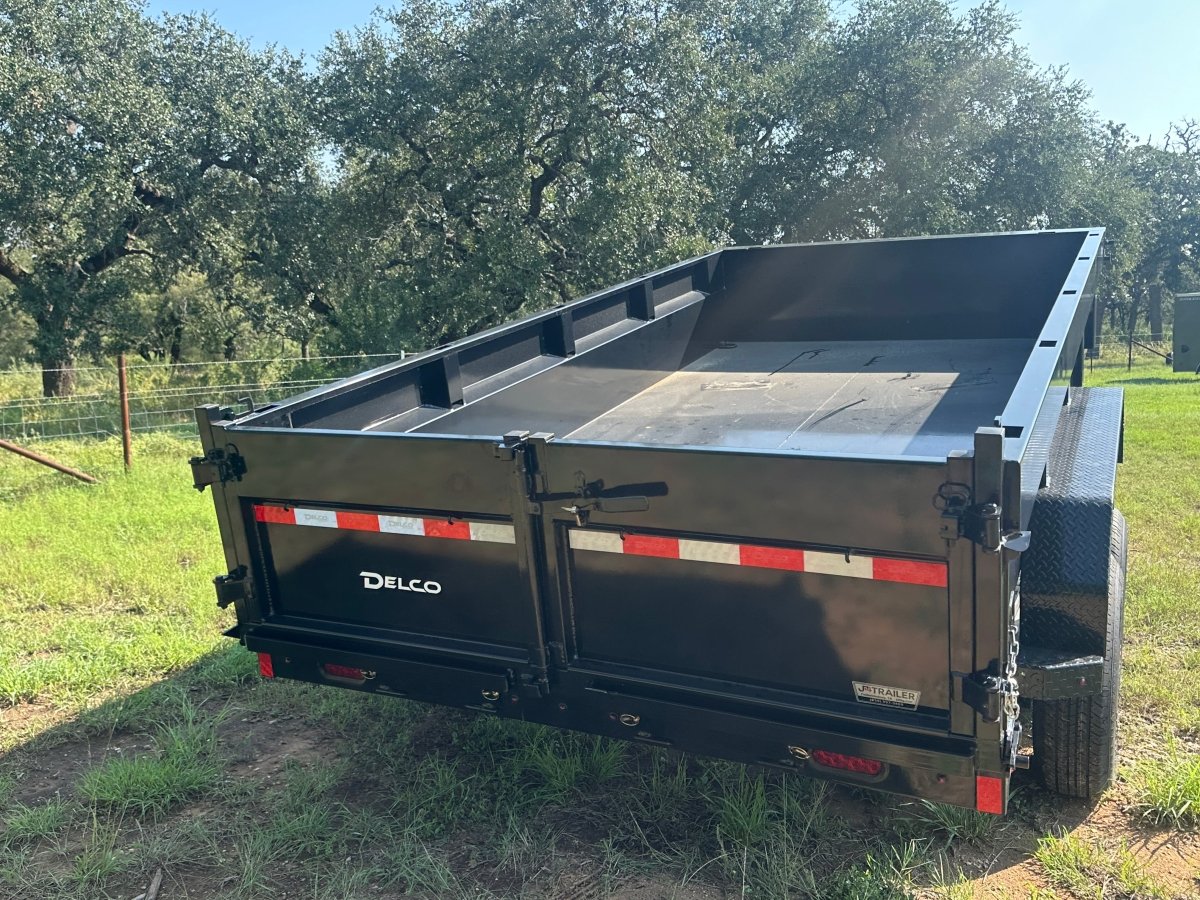 SALE - Delco 83"x14' Tandem Dump 14K - 9800 - J4 Trailer