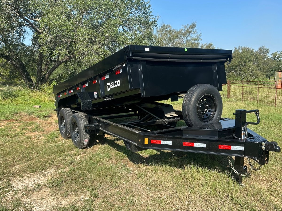 SALE - Delco 83"x14' Tandem Dump 14K - 9800 - J4 Trailer