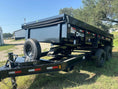 Load image into Gallery viewer, SALE - Delco 83"x14' Tandem Dump 14K - 9800 - J4 Trailer
