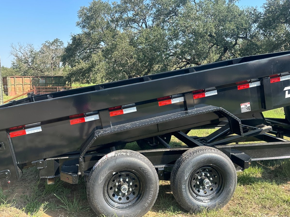 SALE - Delco 83"x14' Tandem Dump 14K - 9800 - J4 Trailer