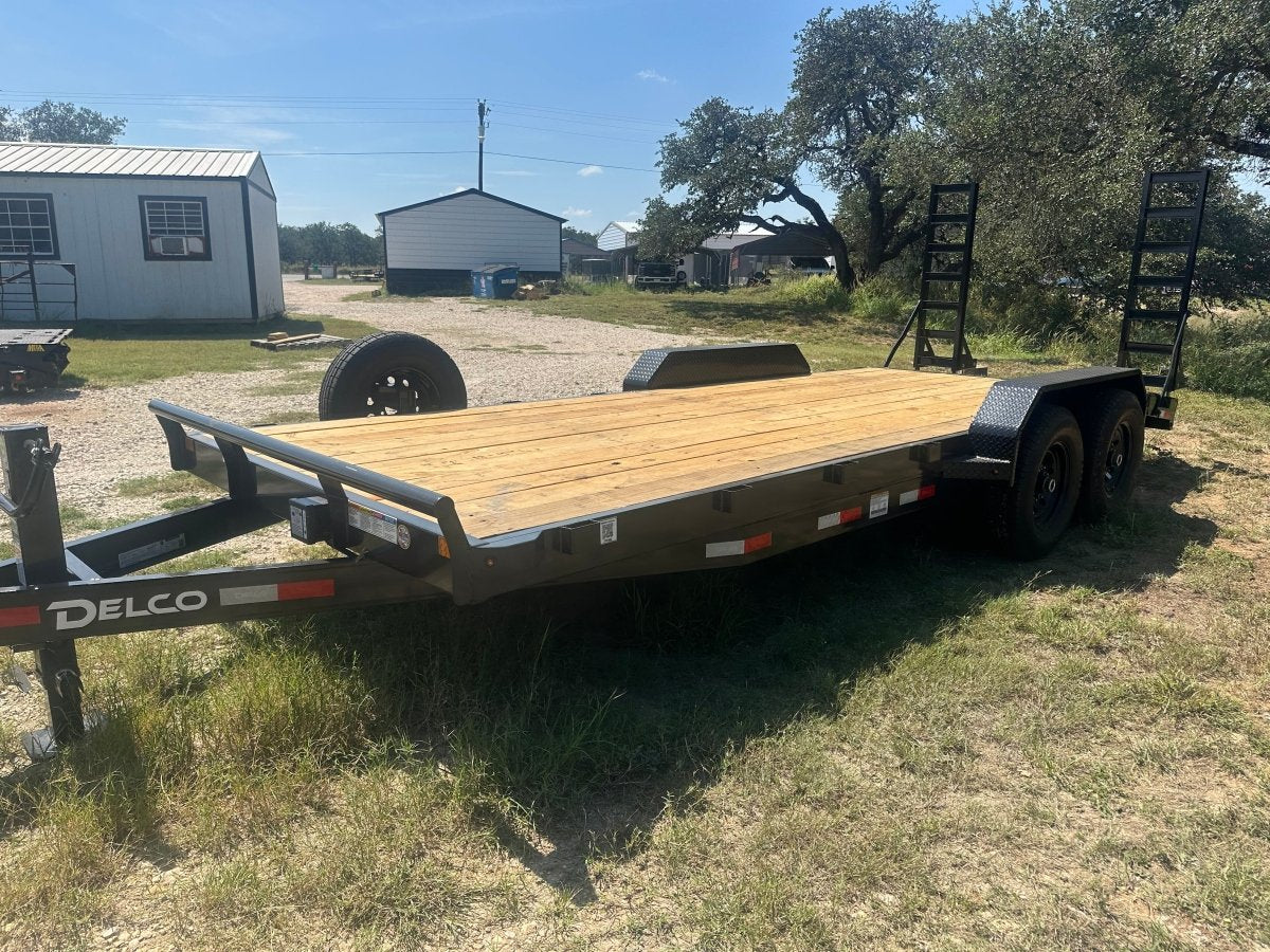 SALE - Delco 83"x20' Tandem Carhauler 14K - 1838 - J4 Trailer