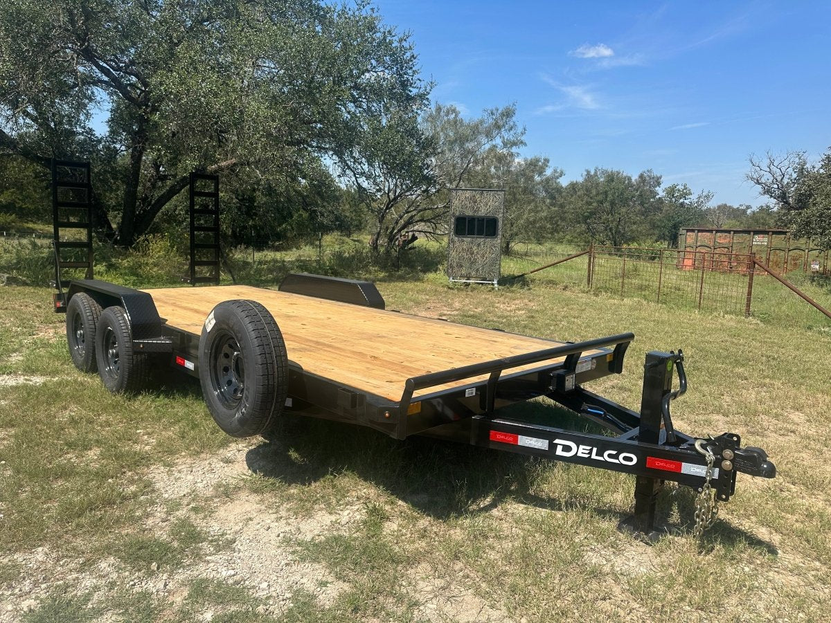 SALE - Delco 83"x20' Tandem Carhauler 14K - 1838 - J4 Trailer