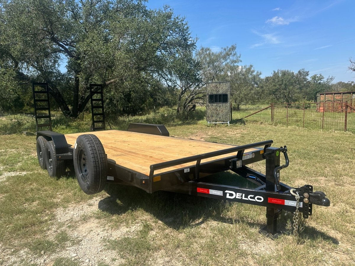 SALE - Delco 83"x20' Tandem Carhauler 14K - 1838 - J4 Trailer