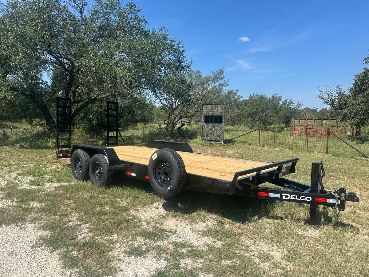 SALE - Delco 83"x20' Tandem Carhauler 14K - 1838 - J4 Trailer