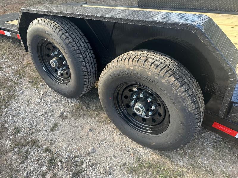 SALE - Delco 83"x22' - 6' Deck - Tandem Tilt - 8278 - J4 Trailer