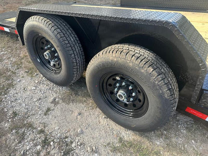 SALE - Delco 83"x22' - 6' Deck - Tandem Tilt - 8278 - J4 Trailer