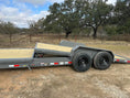 Load image into Gallery viewer, SALE - Delco 83"x22' - 6' Deck - Tandem Tilt Trailer GRAY - 3811 - J4 Trailer
