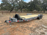 SALE - Delco 83"x22' - 6' Deck - Tandem Tilt Trailer GRAY - 3811 - J4 Trailer