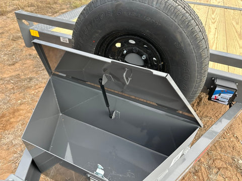 SALE - Delco 83"x22' - 6' Deck - Tandem Tilt Trailer GRAY - 3811 - J4 Trailer