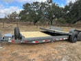 Load image into Gallery viewer, SALE - Delco 83"x22' - 6' Deck - Tandem Tilt Trailer GRAY - 3811 - J4 Trailer
