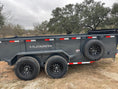 Load image into Gallery viewer, SALE - DP Platinumstar 83"x14' Eco Tandem 14k Dump GRAY - 1739 - J4 Trailer
