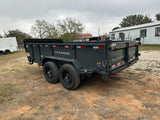 SALE - DP Platinumstar 83"x14' Eco Tandem 14k Dump GRAY - 1739 - J4 Trailer