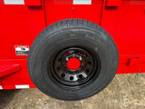 SALE - DP Platinumstar 83"x14' Eco Tandem 14k Dump RED - 1740 - J4 Trailer