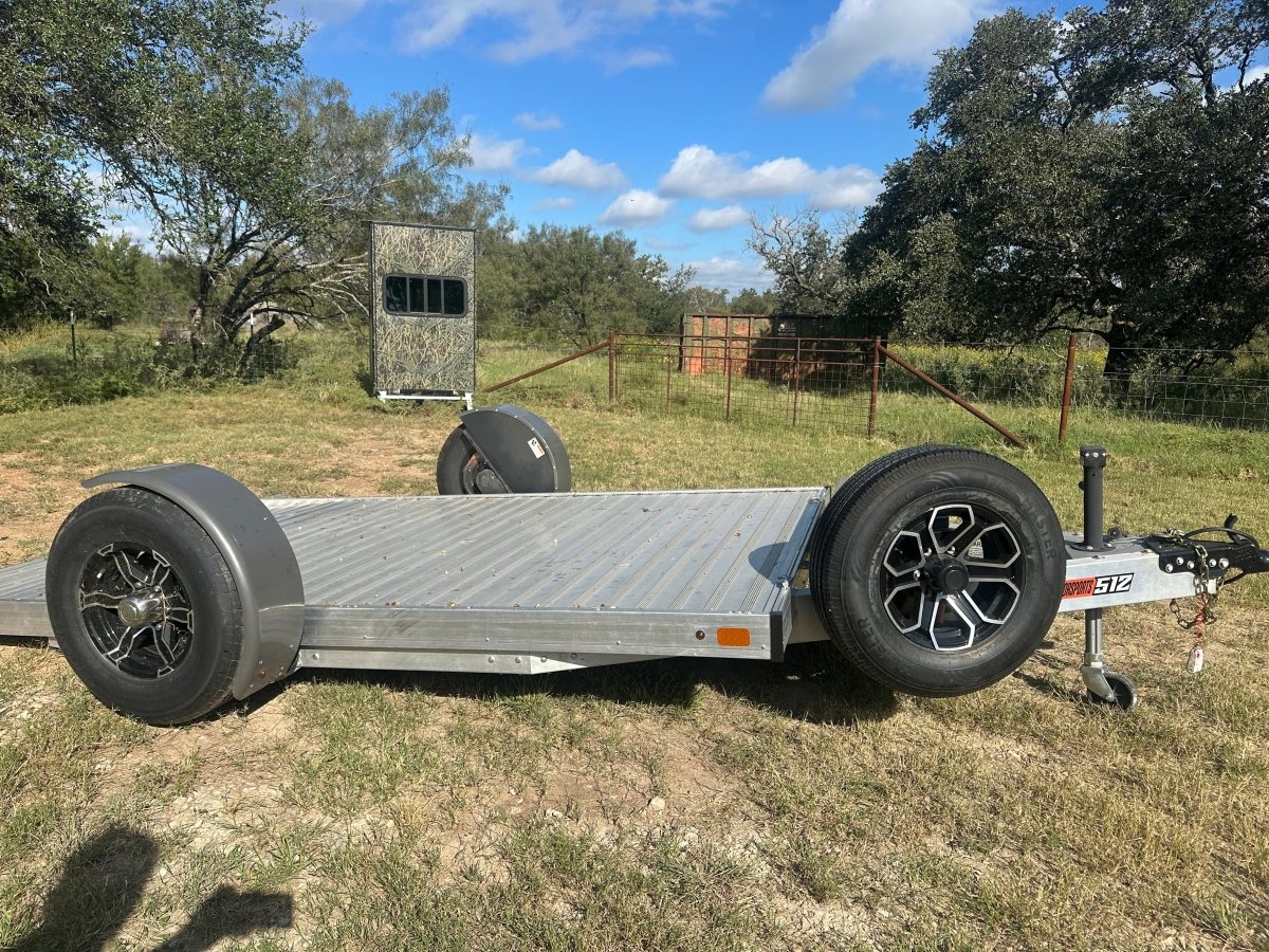 SALE Timpte - 78"x12' Power Tilt Aluminum Singe Axle Carhauler - 2278 - J4 Trailer