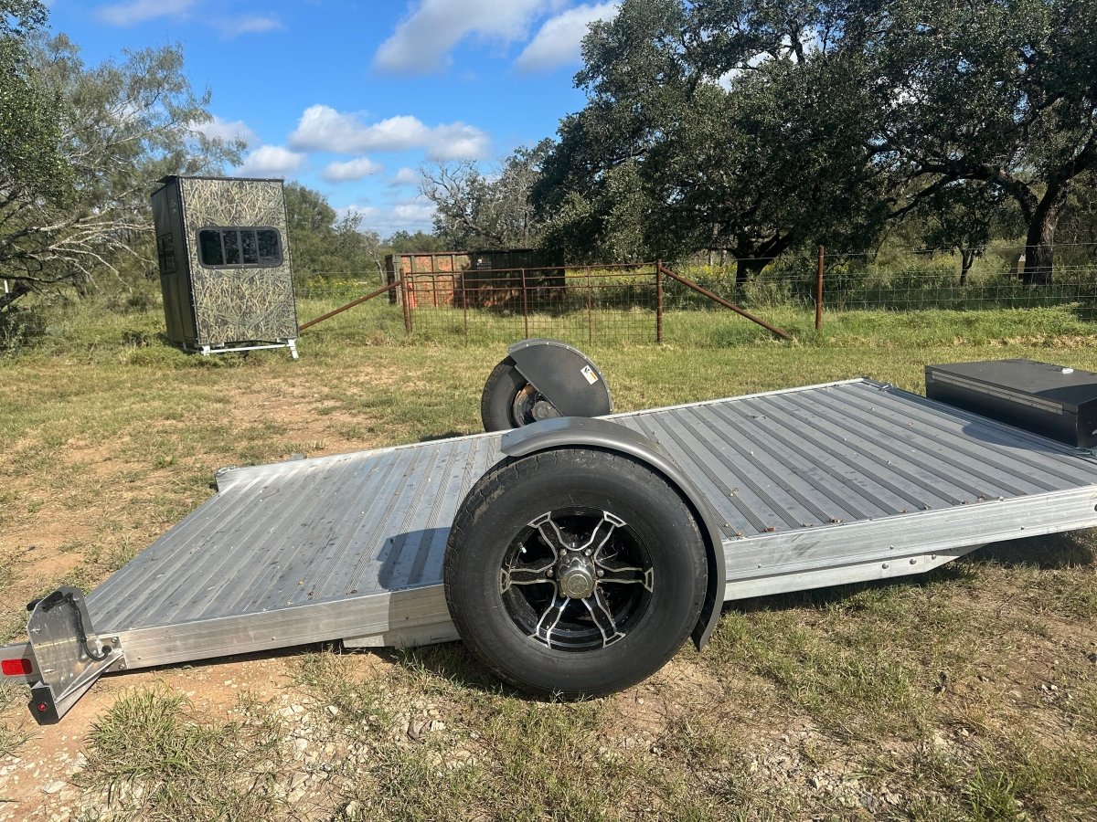 SALE Timpte - 78"x12' Power Tilt Aluminum Singe Axle Carhauler - 2278 - J4 Trailer