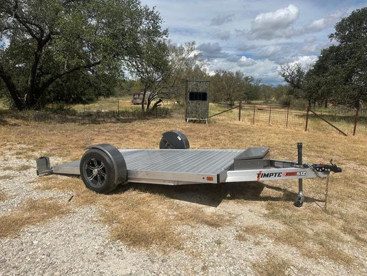 SALE Timpte - 78"x12' Power Tilt Aluminum Singe Axle Carhauler - 2278 - J4 Trailer