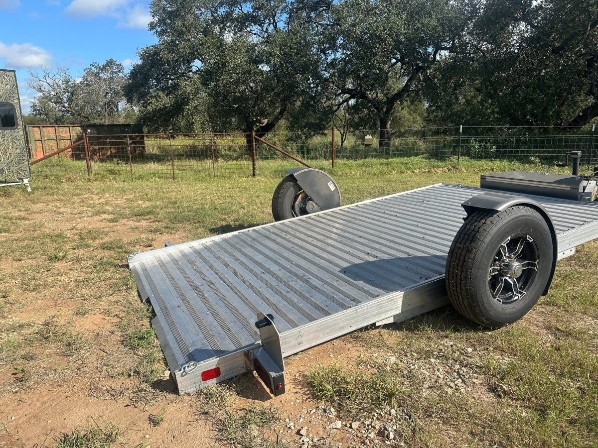 SALE Timpte - 78"x12' Power Tilt Aluminum Singe Axle Carhauler - 2278 - J4 Trailer