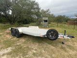 SALE Timpte 82"x18' Tandem Aluminum Carhauler - 2718 - J4 Trailer