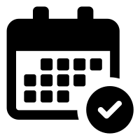 icon with a calendar