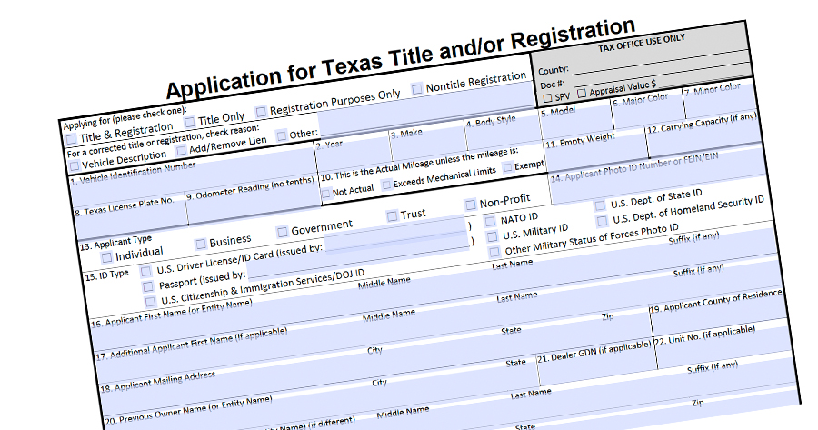 Tax, Title + License