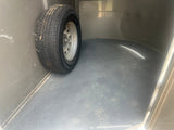 USED 2015 CM 6x14 Silver 2 Horse Slant Bumper Trailer- 4479 - J4 Trailer