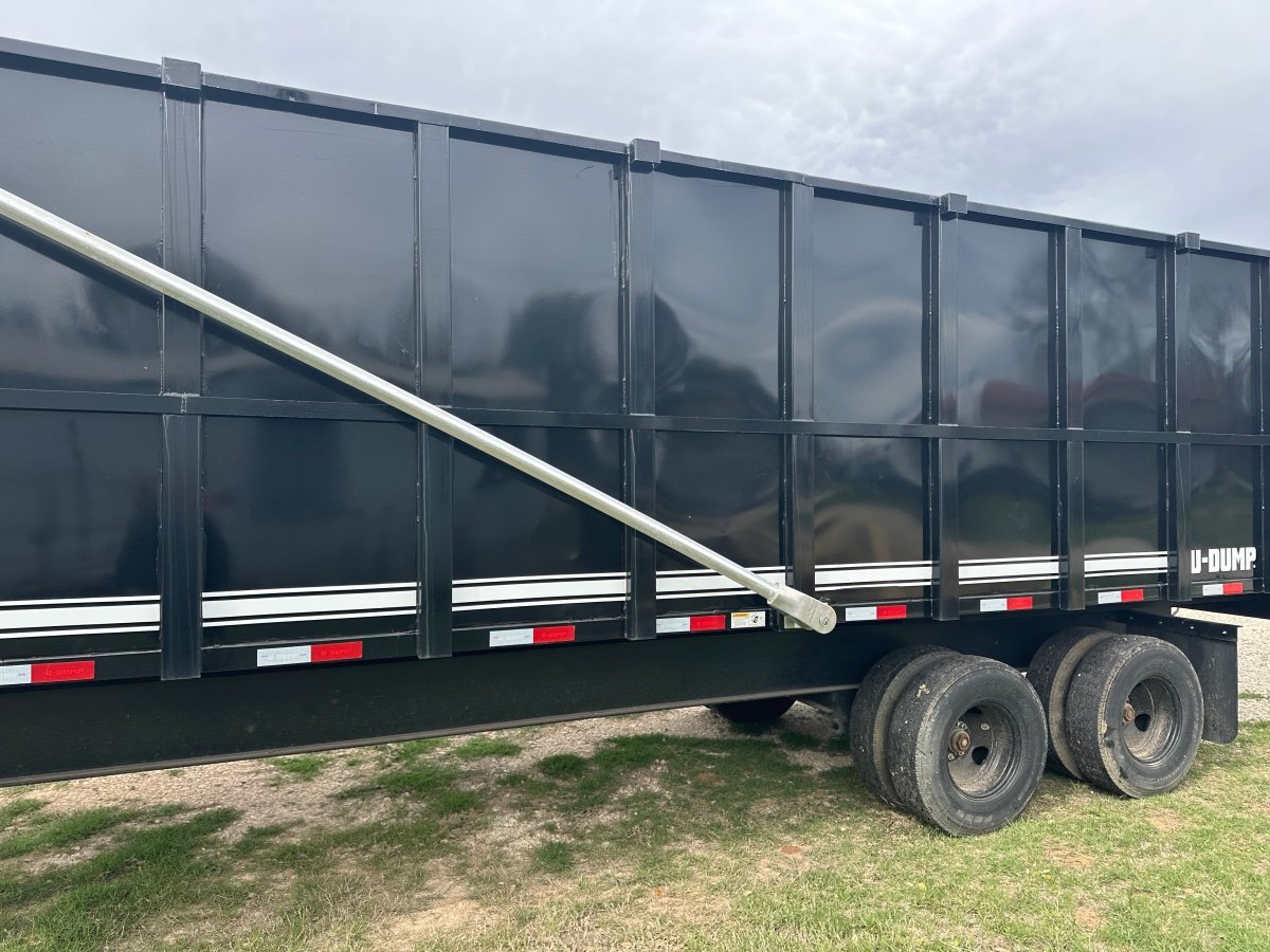 USED 2023 96"x20' U - Dump Gooseneck Dual Tandem Dump Trailer 0524 - J4 Trailer