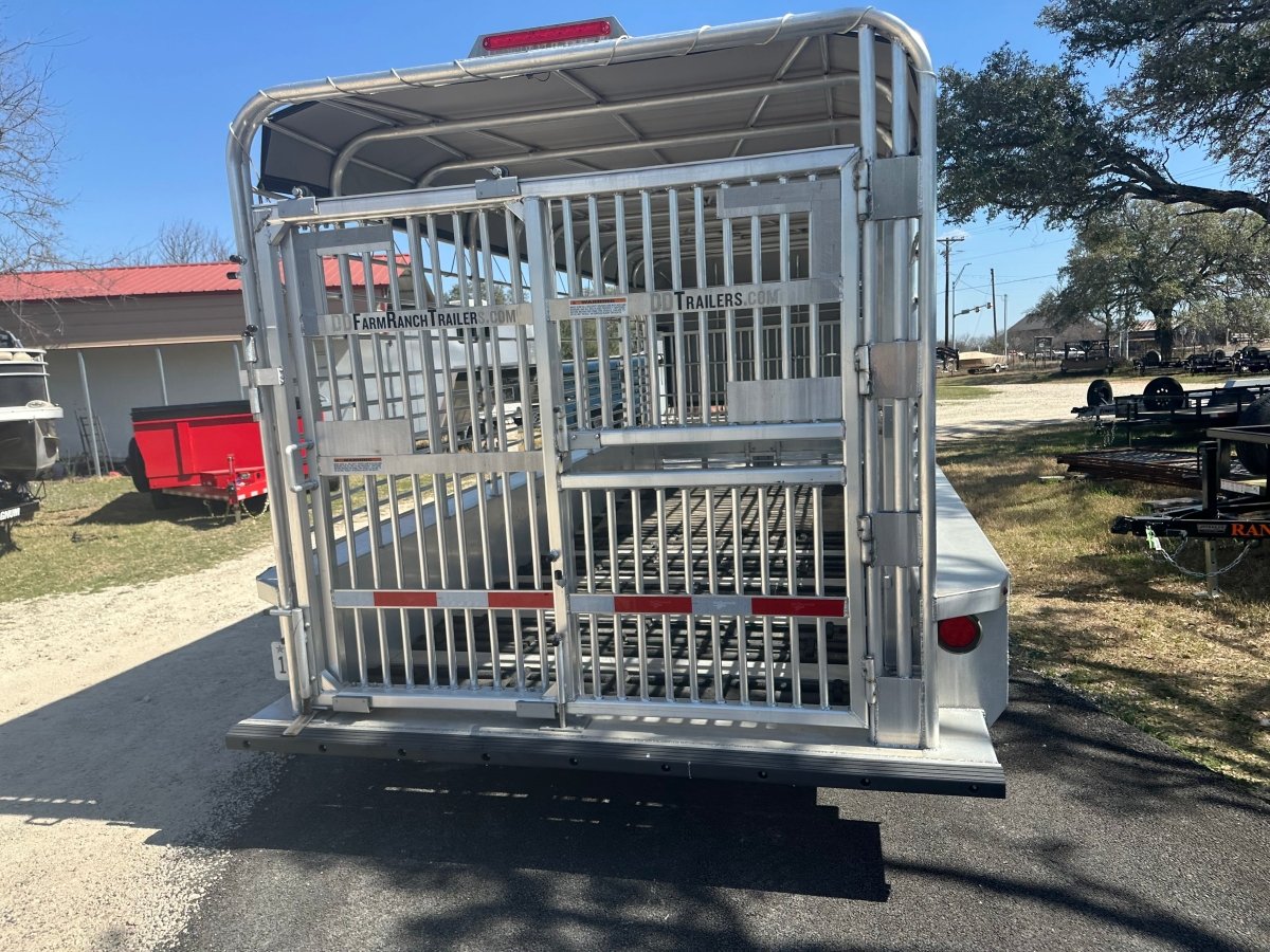 USED 2025 GOOSENECK Gooseneck Livestock 78"x20' ALUMINUM - 0714 - J4 Trailer
