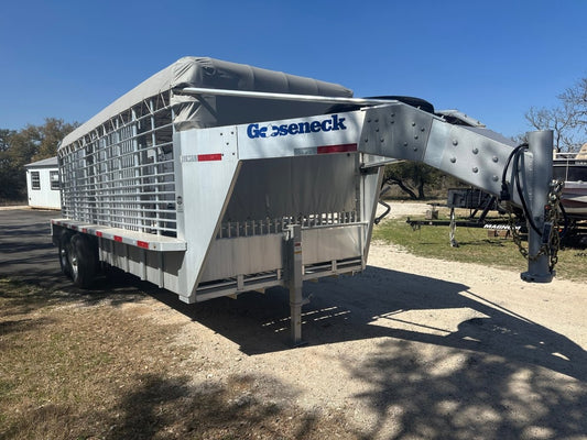 USED 2025 GOOSENECK Gooseneck Livestock 78"x20' ALUMINUM - 0714 - J4 Trailer