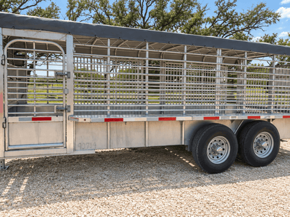 USED 2025 GOOSENECK Gooseneck Livestock 78"x20' ALUMINUM - 0714 - J4 Trailer