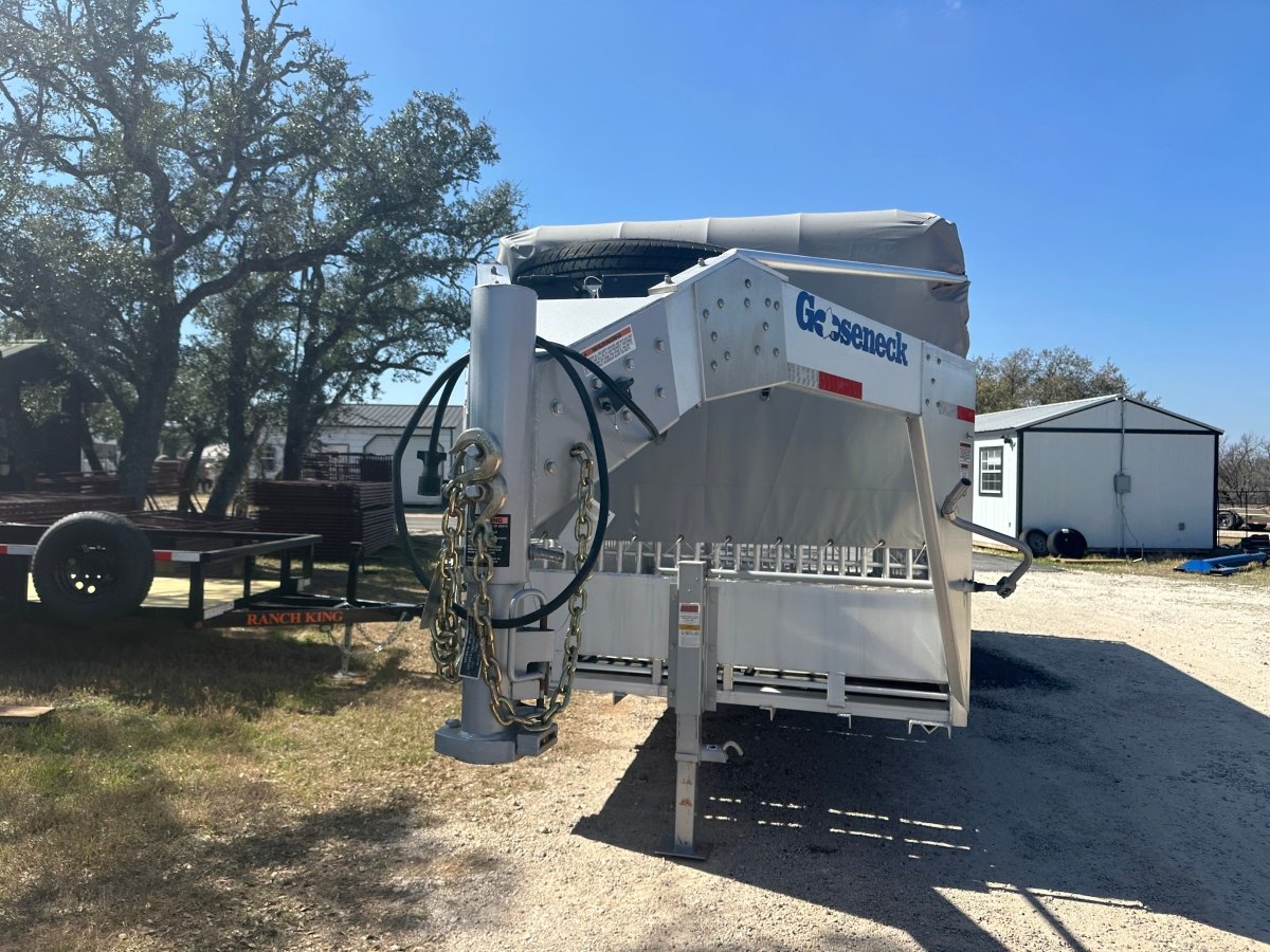 USED 2025 GOOSENECK Gooseneck Livestock 78"x20' ALUMINUM - 0714 - J4 Trailer