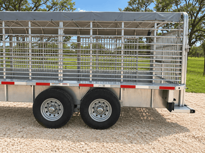 USED 2025 GOOSENECK Gooseneck Livestock 78"x20' ALUMINUM - 0714 - J4 Trailer