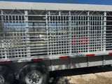 USED 2025 GOOSENECK Gooseneck Livestock 78"x20' ALUMINUM - 0714 - J4 Trailer