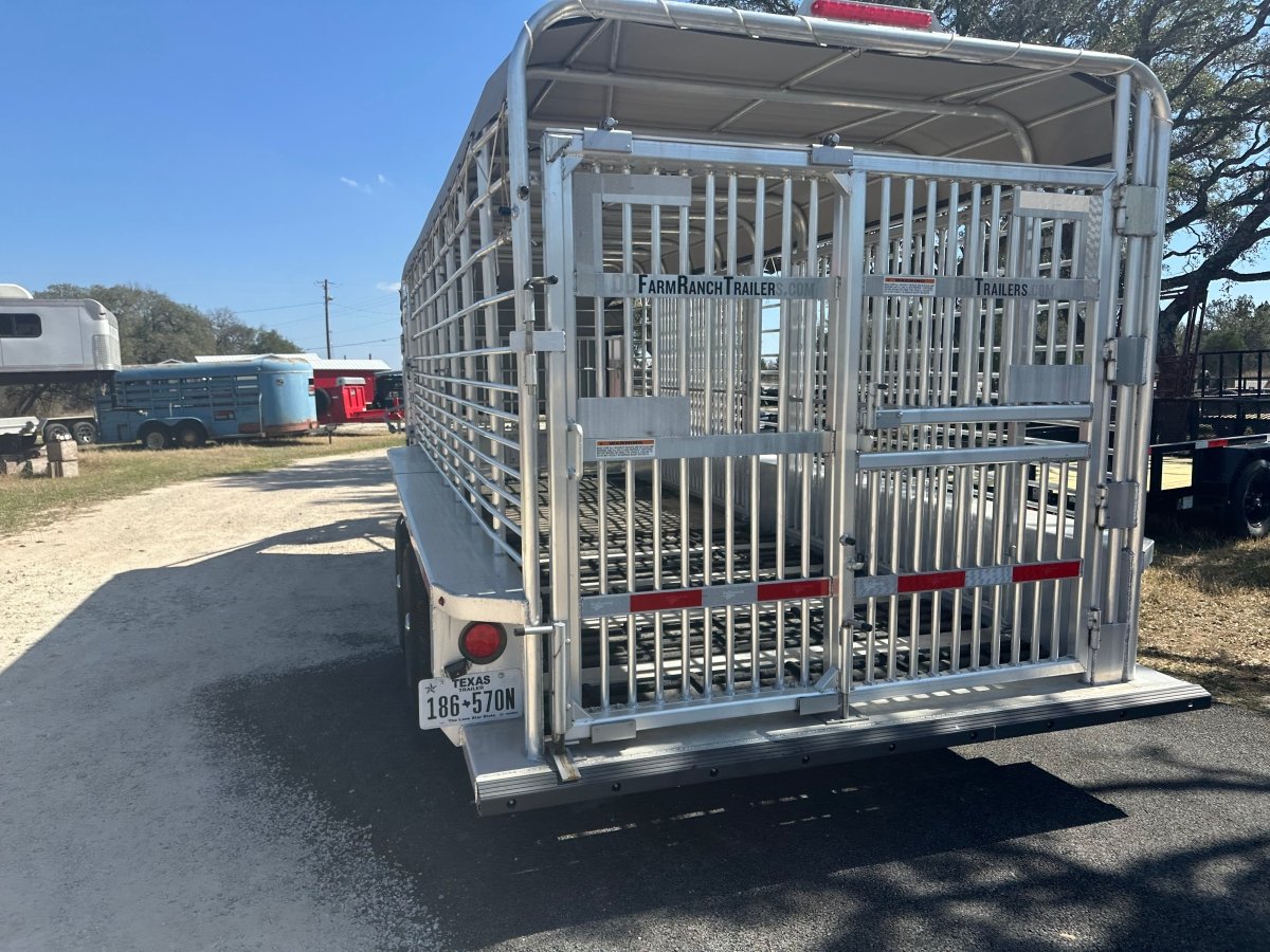 USED 2025 GOOSENECK Gooseneck Livestock 78"x20' ALUMINUM - 0714 - J4 Trailer