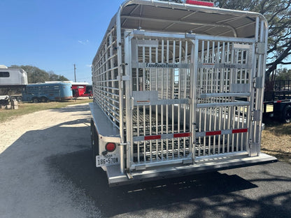 USED 2025 GOOSENECK Gooseneck Livestock 78"x20' ALUMINUM - 0714 - J4 Trailer