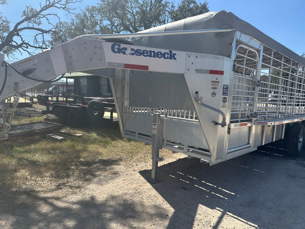 USED 2025 GOOSENECK Gooseneck Livestock 78"x20' ALUMINUM - 0714 - J4 Trailer