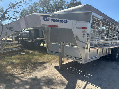USED 2025 GOOSENECK Gooseneck Livestock 78"x20' ALUMINUM - 0714 - J4 Trailer