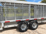 USED 2025 GOOSENECK Gooseneck Livestock 78"x20' ALUMINUM - 0714 - J4 Trailer