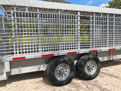 USED 2025 GOOSENECK Gooseneck Livestock 78"x20' ALUMINUM - 0714 - J4 Trailer