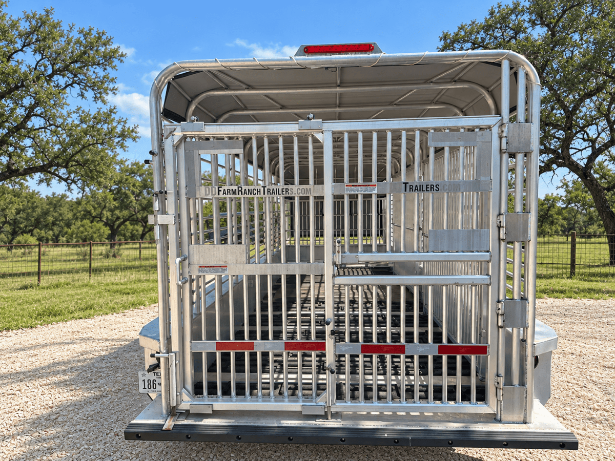 USED 2025 GOOSENECK Gooseneck Livestock 78"x20' ALUMINUM - 0714 - J4 Trailer