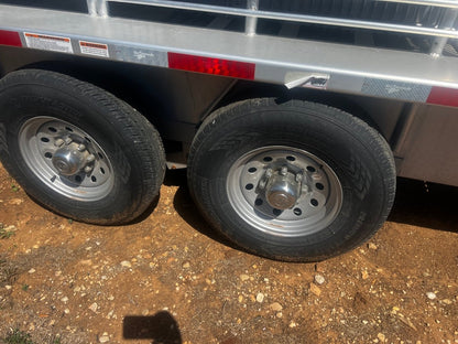 USED 2025 GOOSENECK Gooseneck Livestock 78"x20' ALUMINUM - 0714 - J4 Trailer