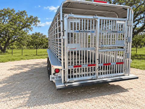 USED 2025 GOOSENECK Gooseneck Livestock 78"x20' ALUMINUM - 0714 - J4 Trailer