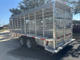 Load image into Gallery viewer, USED 2025 GOOSENECK Gooseneck Livestock 78"x20' ALUMINUM - 0714 - J4 Trailer
